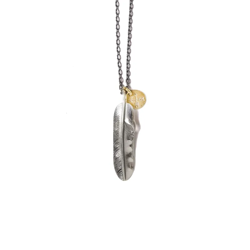 Atease - Small Feather 2 Set Necklace